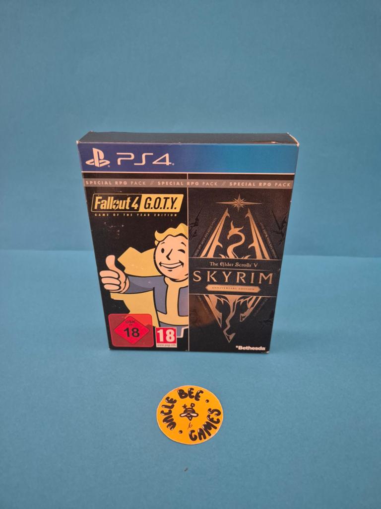 Fallout 4 G.O.T.Y. & Skyrim Anniversary Edition PS4, 1370 Piccard Dr, Rockville, MD 20850, USA, Vanaf 18 jaar, 1 speler, Zo goed als nieuw