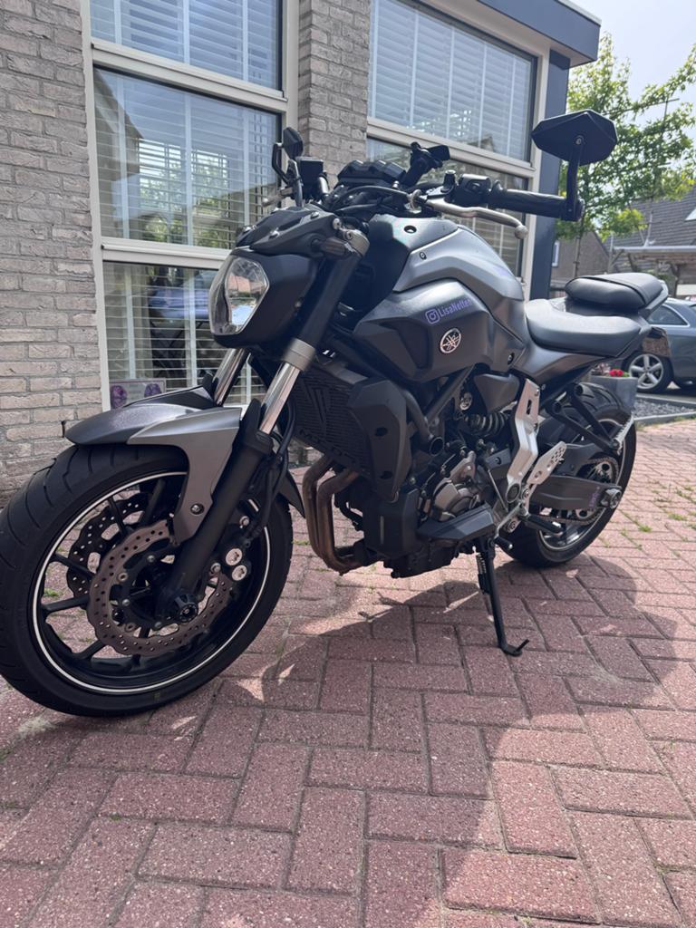 Yamaha MT-07 met MIVV uitlaat en lage kilometerstand, 700 cc, 2 cilinders, Sportuitlaat, Occasion