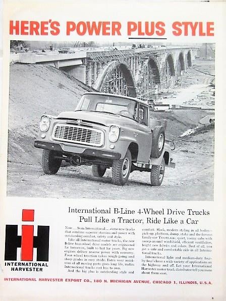 6 vintage advertenties reclames vrachwagens trucks 51-82, Verzamelen, Ophalen of Verzenden, Gebruikt, Overige typen