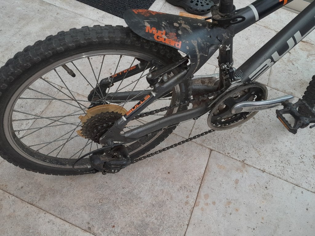 20 inch mountain bike 18 vers, Ophalen, Staal, V-brakes, 16 tot 20 inch