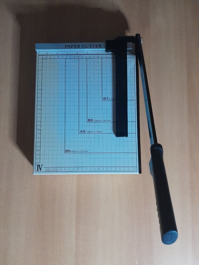 Metalen Hefboom Guillotine Papiersnijder (zgan) Paper Cutter, Diversen, Ophalen, Zo goed als nieuw