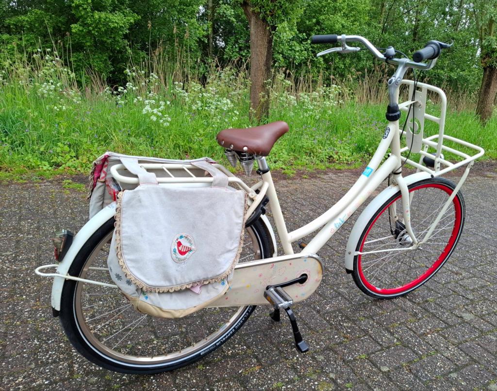 Cortina U4 transportfiets/damesfiets, 28inch, 50cm hoog✅️, Gebruikt, Versnellingen, 50 tot 53 cm, Ophalen