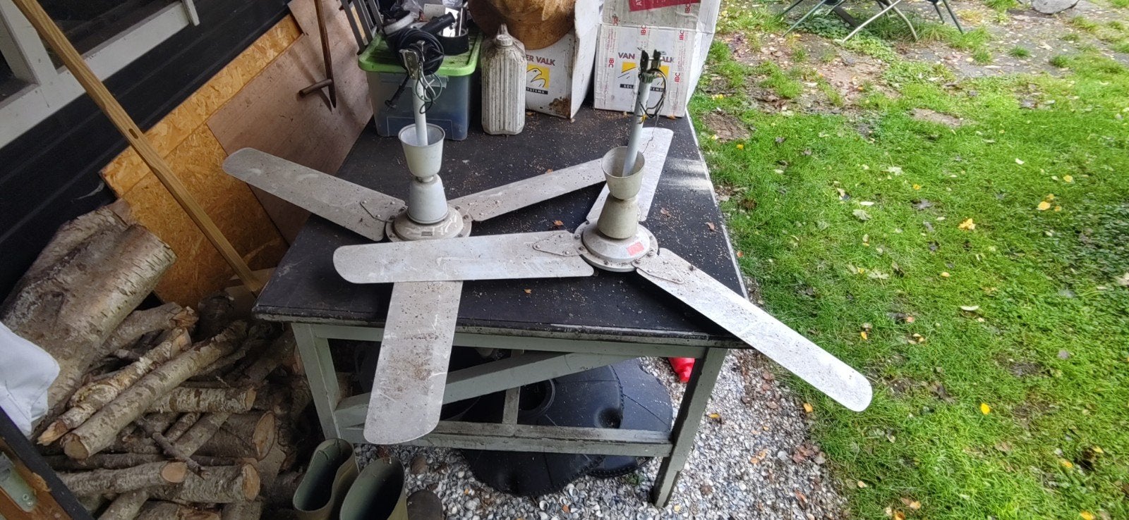 2x Plafondventilator - Prijs per stuk, Ophalen, Gebruikt, Plafondventilator