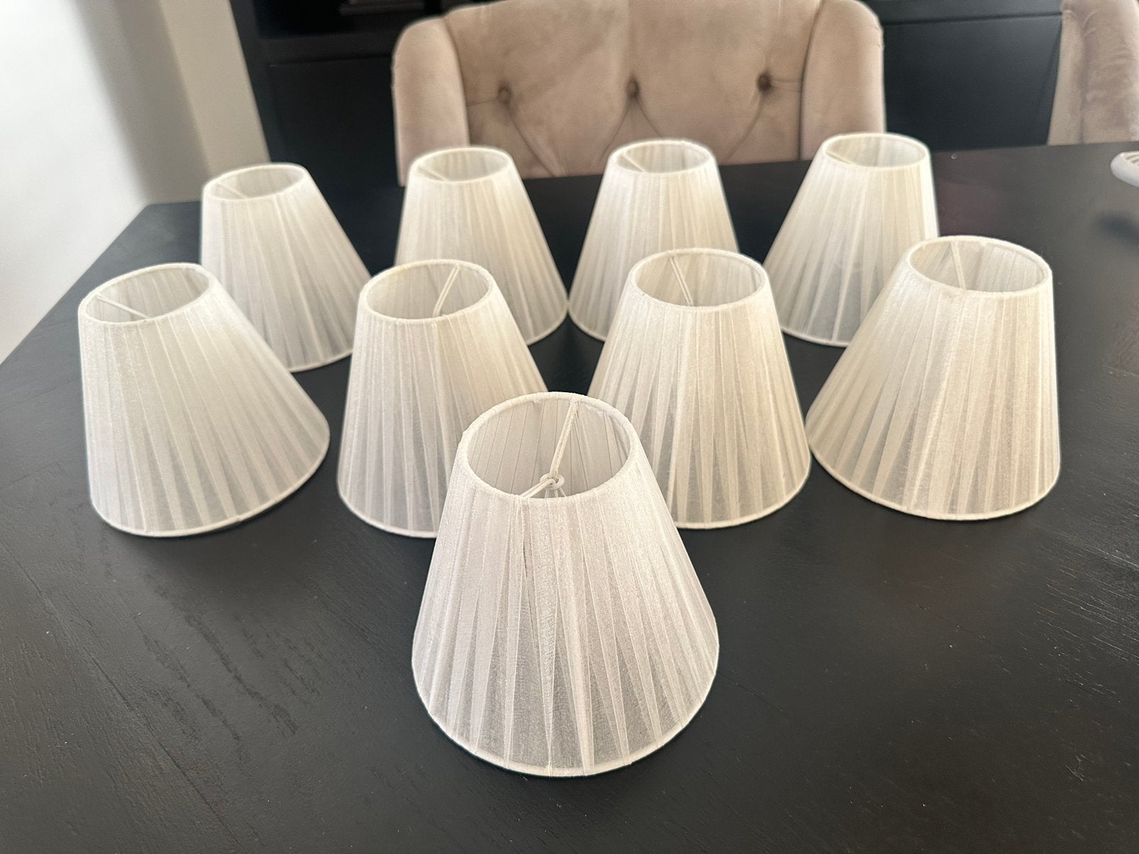 Organza klemkapjes, Ophalen of Verzenden, Zo goed als nieuw