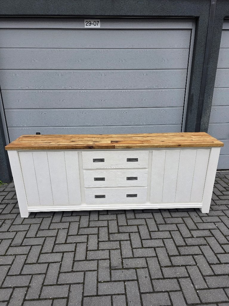Henders & Hazel Dressoir | Massief Hout | €599, Ophalen, Eikenhout, Met lade(s), Zo goed als nieuw
