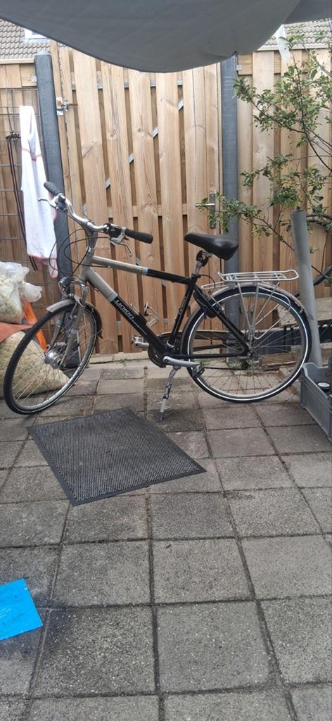 Heren fiets, Fietsen en Brommers, Ophalen, Gebruikt, Minder dan 10 versnellingen, Overige merken