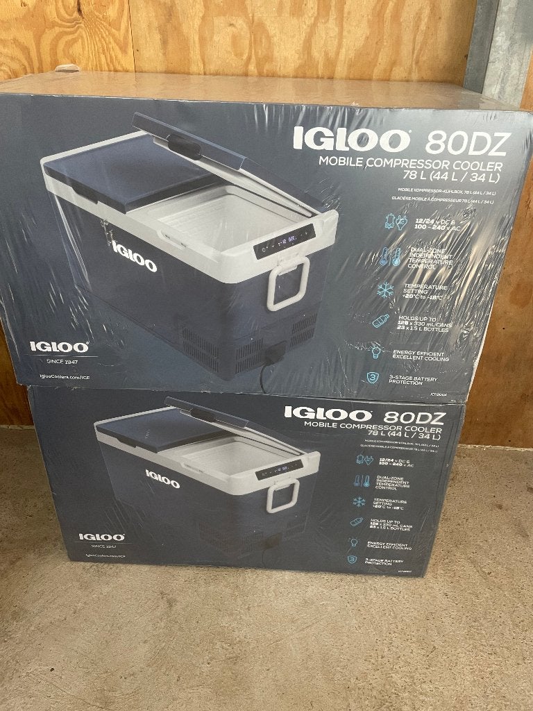 koelbox 80 liter Igloo Dometic compressor 12/24 /220Volt, Ophalen, Nieuw, Koelbox, Compressor