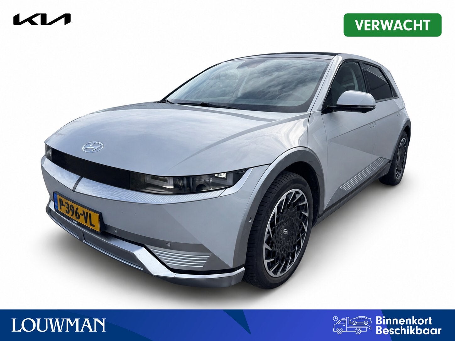 Hyundai IONIQ 5 Lounge AWD 73kWh | BOSE | Panoramadak | Stoe, Auto's, Hyundai, 12 maanden, IONIQ 5, Vierwielaandrijving, 1600 kg