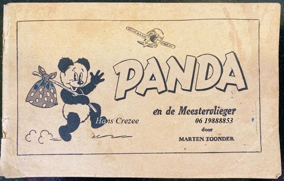 zoek oud boek Marten Toonder Panda en de meestervlieger 1950, Boeken, Stripboeken, Gelezen, Marten Toonder, Eén stripboek, Ophalen of Verzenden