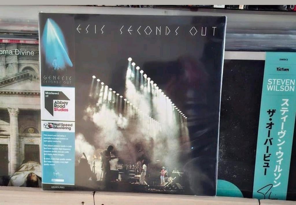 GENESIS SECONDS OUT ABBEY ROAD STUDIOS HALF SPEED OBI-STRIP, Ophalen of Verzenden, Zo goed als nieuw, 12 inch, Poprock
