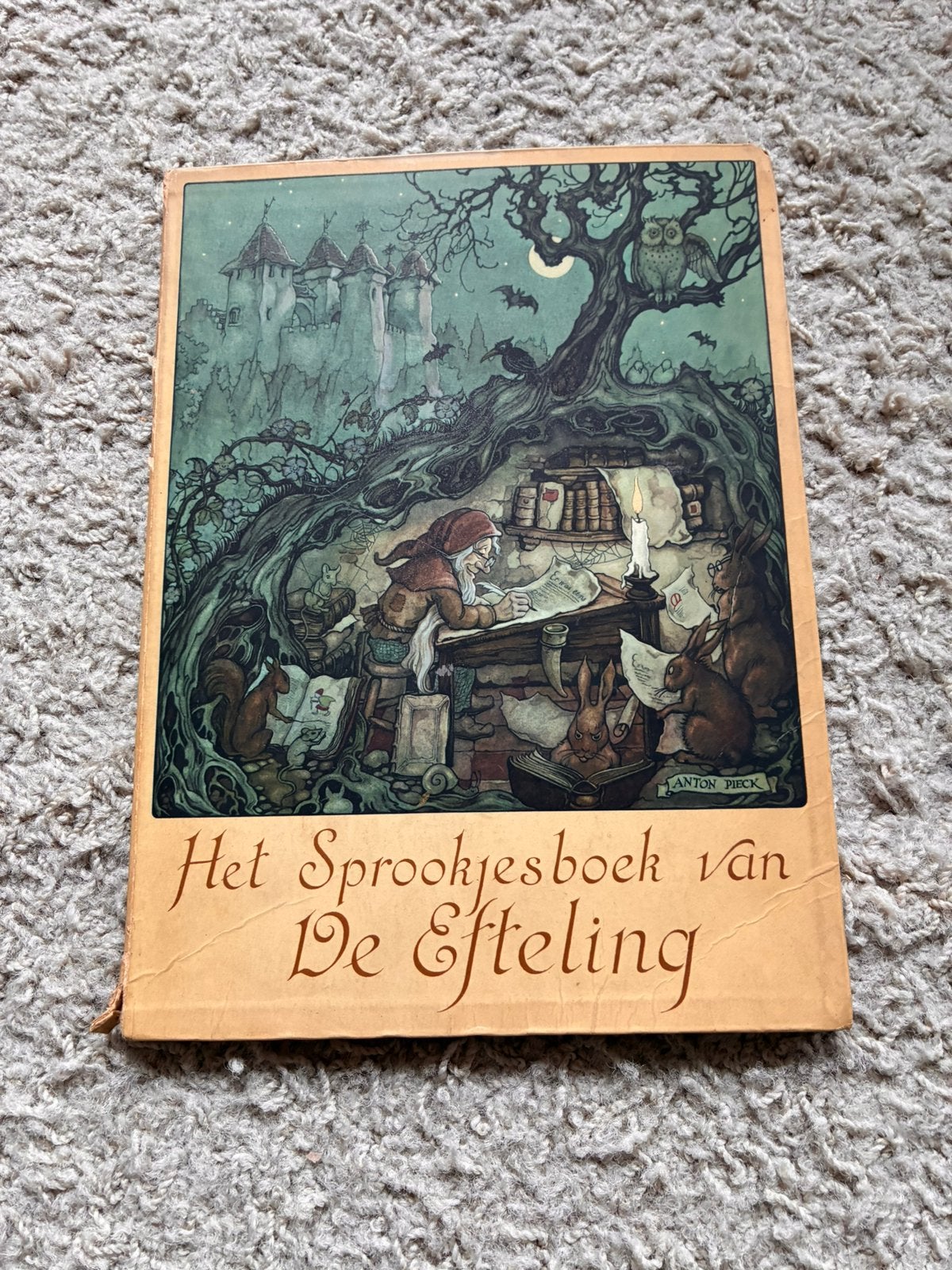 Retro vintage Sprookjesboek van De Efteling (Anton Pieck), Verzamelen, Ophalen of Verzenden, Zo goed als nieuw, Overige typen