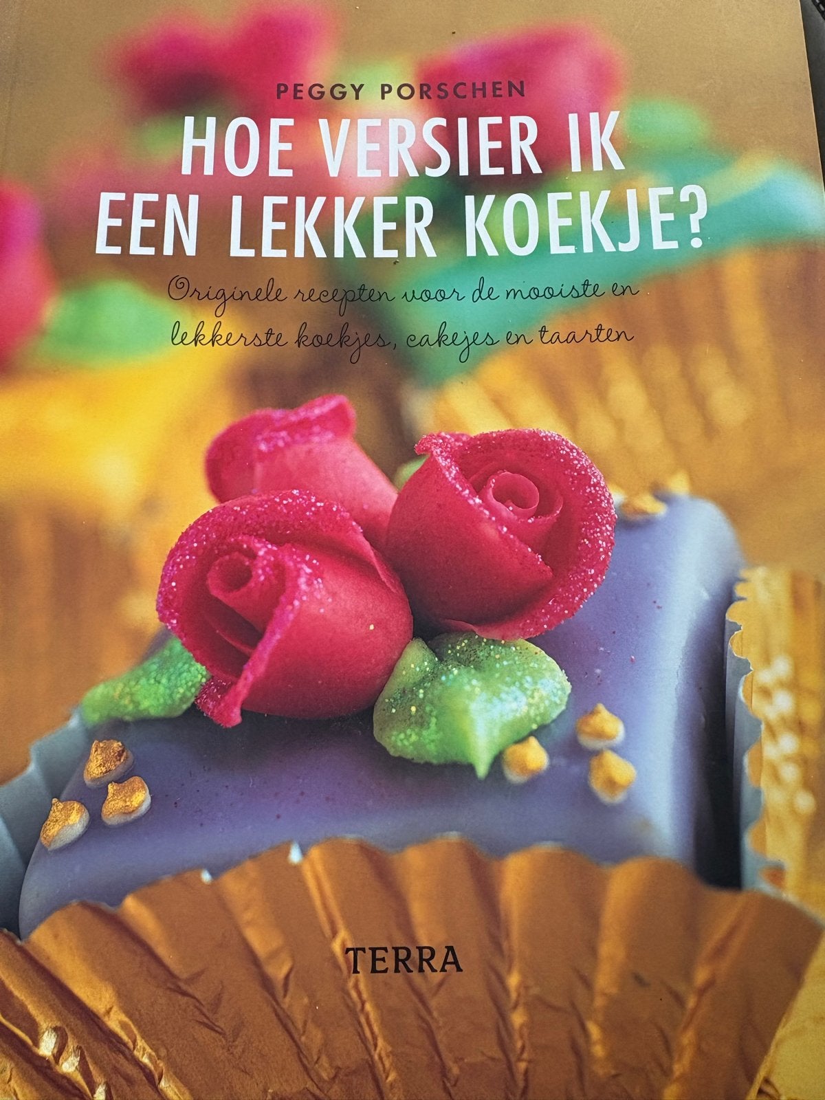 Hoe versier ik een lekker koekje? - Peggy Porschen, Ophalen of Verzenden, Zo goed als nieuw, Europa, Taart, Gebak en Desserts