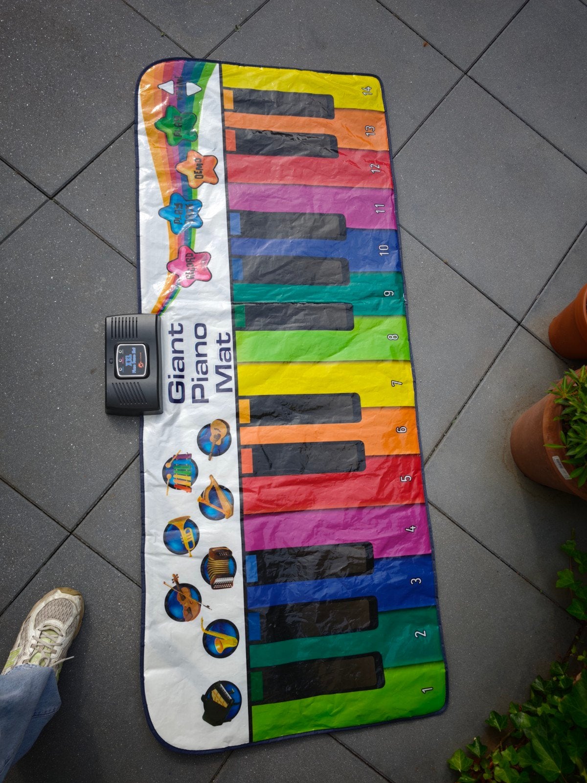 Giant Piano Mat - Muziekmat Speelgoed met Geluid, Ophalen of Verzenden, Gebruikt, Speelkleed, Met geluid