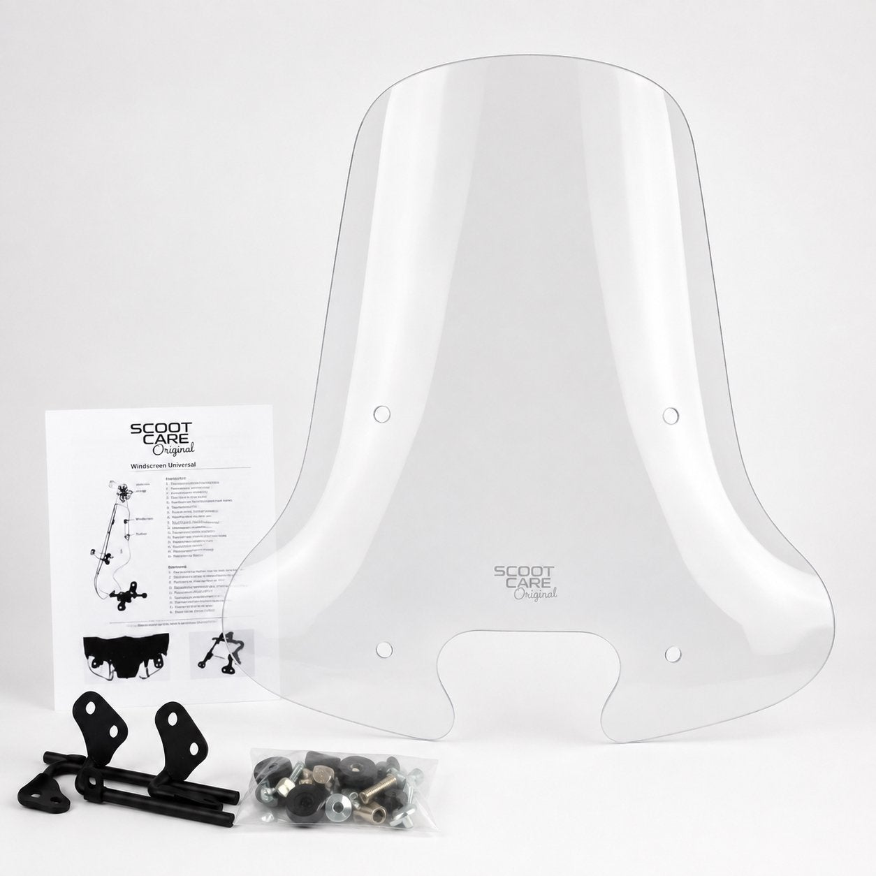 Universeel Windscherm 67 cm Compleet Met Bevestiging – Nieuw, Verzenden, Azoutlet.nl, ., .