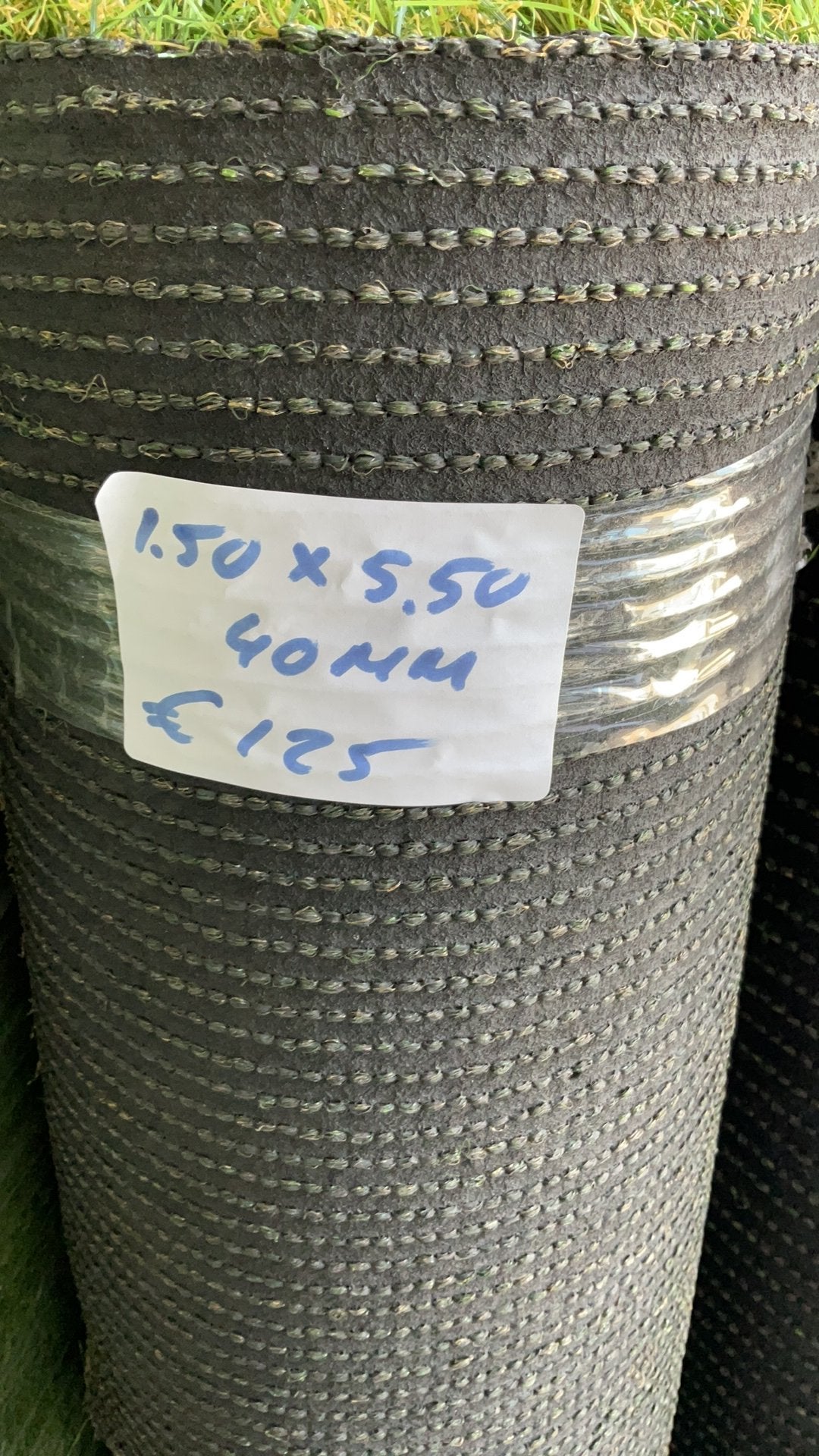 Kunstgras 1.50 x 5.50 40mm, Ophalen, Nieuw, Minder dan 10 m², Kunstgras