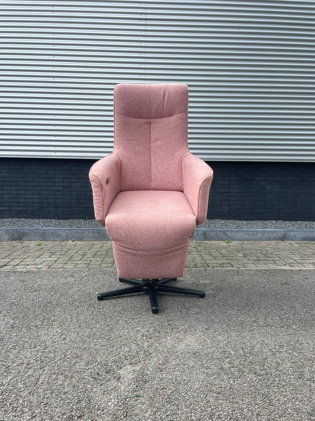 Nette roze de toekomst twice sta op stoel / relax fauteuil