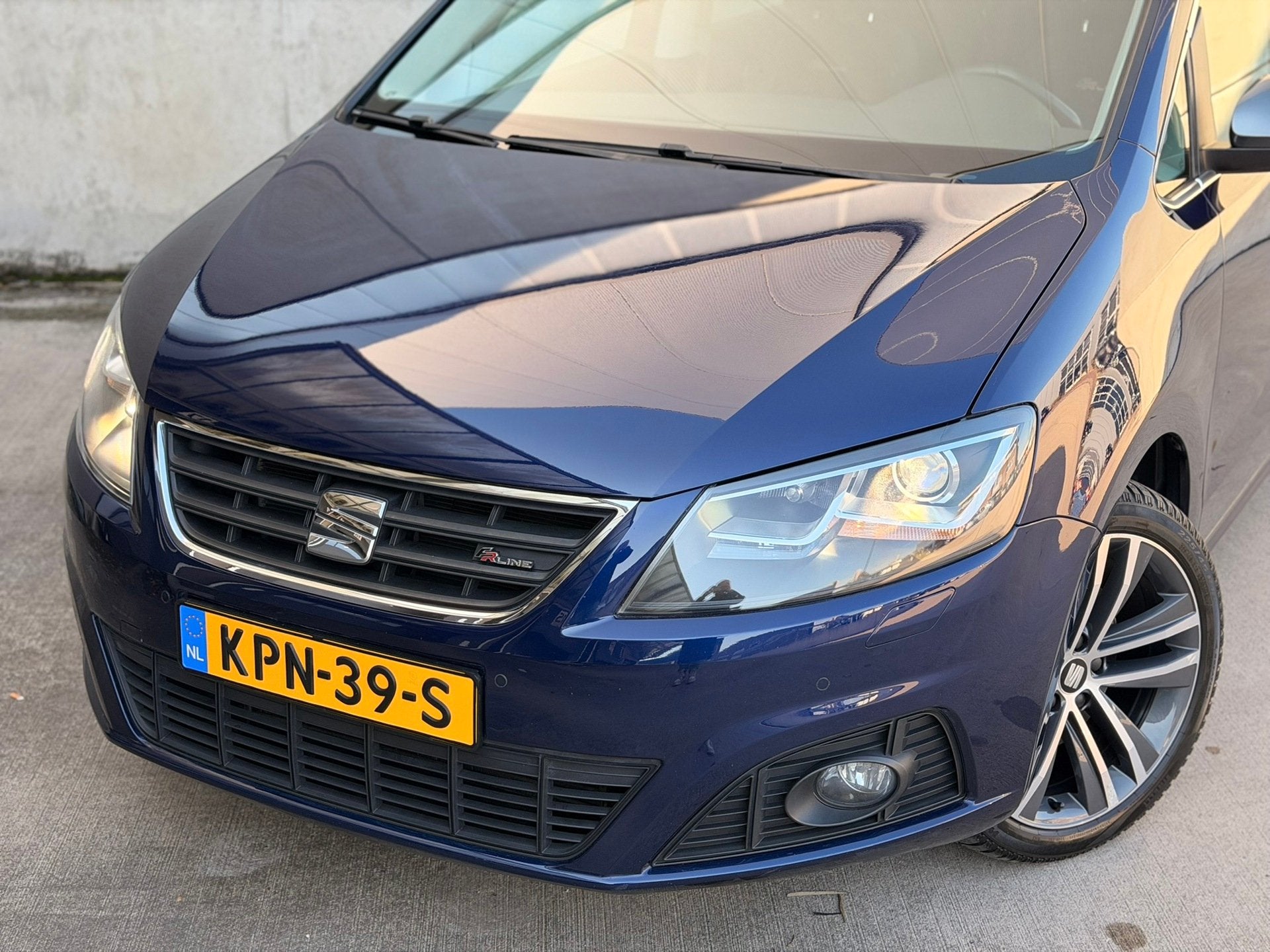 SEAT Alhambra 2.0 TSI FR DSG Pano 7P Trekh ACC Camera Keyles, Gebruikt, 1984 cc, Blauw, 7 stoelen