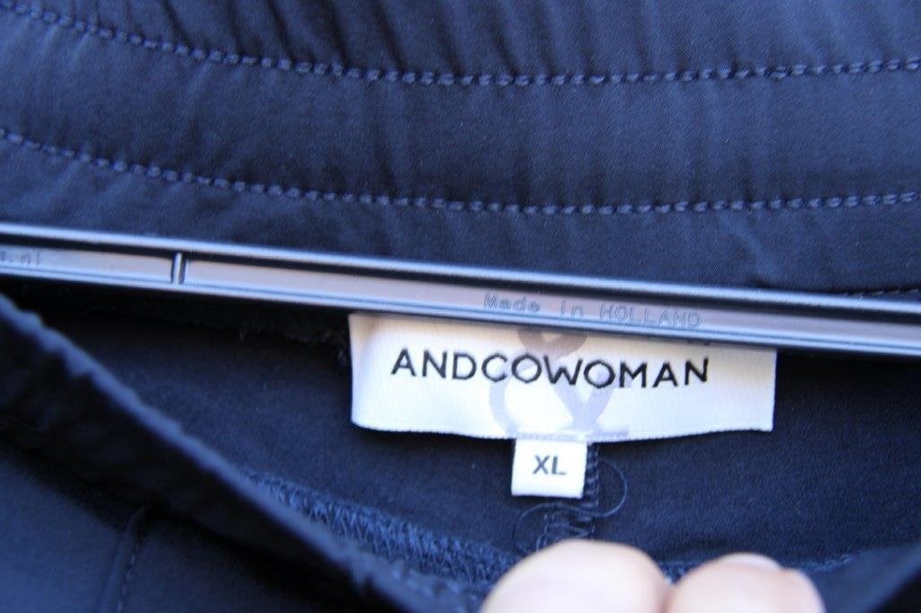 Tregging donkerblauw/ blauw Andcowoman mt XL Vaste prijs, Blauw, Maat 46/48 (XL) of groter, Ophalen of Verzenden, Lang