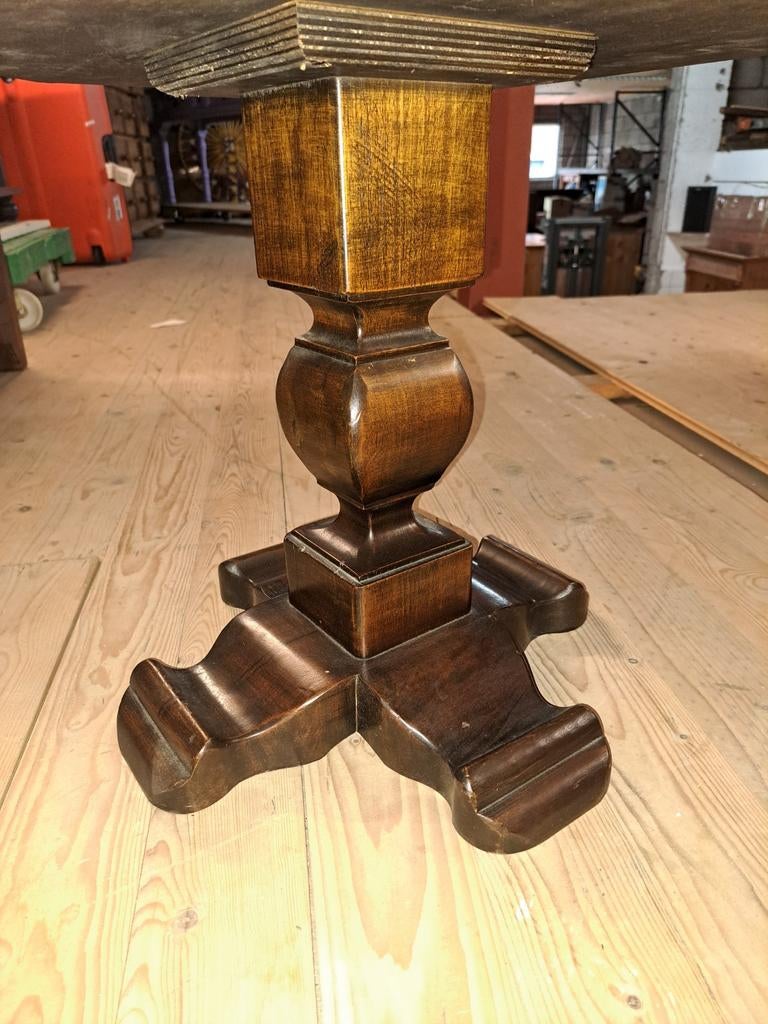 Eikenhout tafel Hoogte 45.  50/50, Ophalen, RoDeKo Volendam, Gebruikt, Minder dan 50 cm