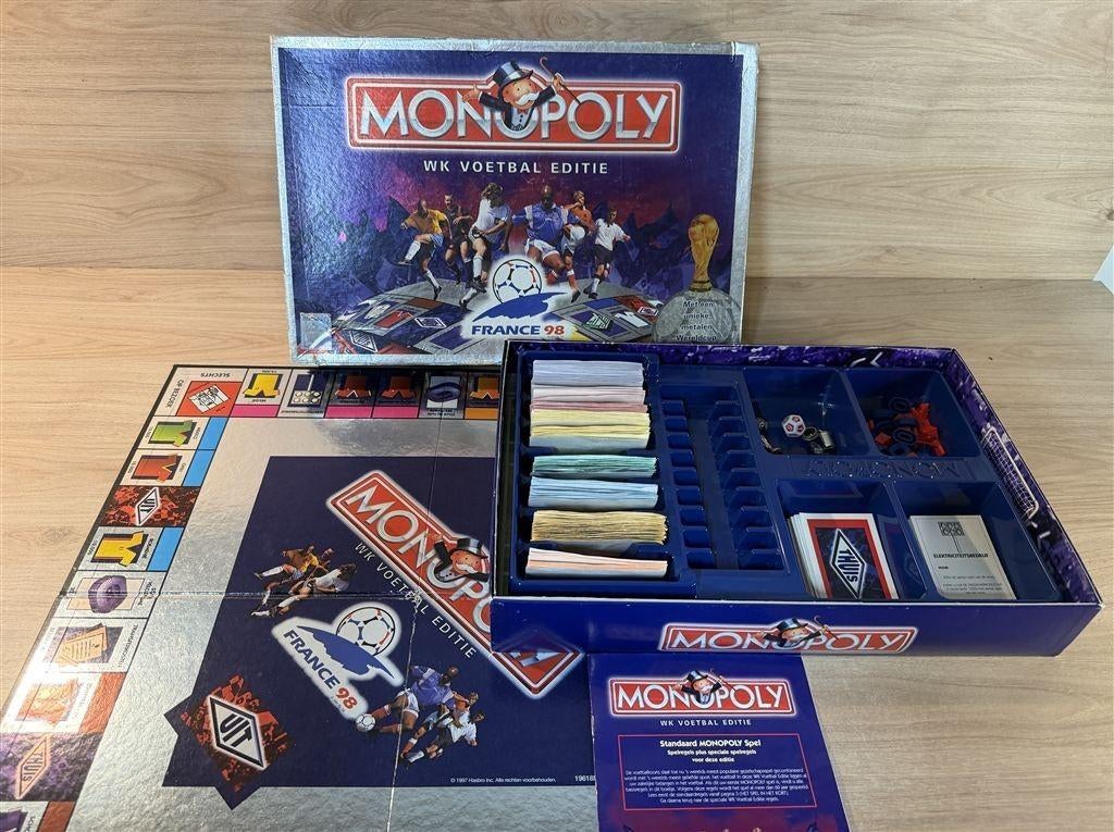 monopoly wk voetbal editie france 98 - s6947