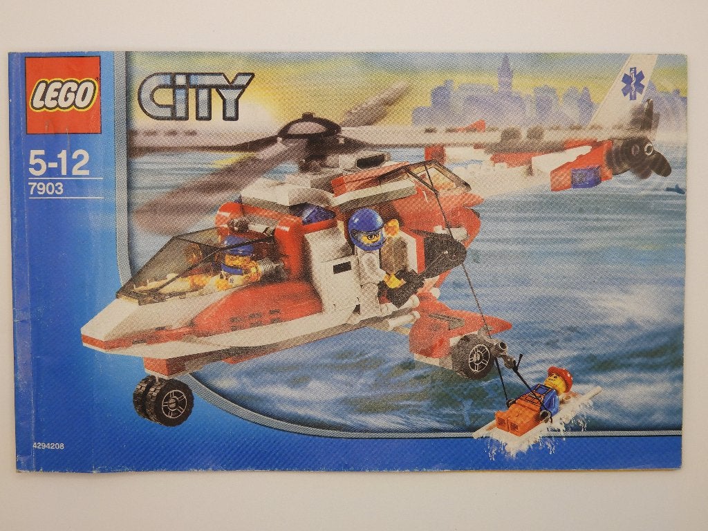 Lego 7903 Rescue Helicopter, Compleet, Lego, Ophalen of Verzenden, Complete set
