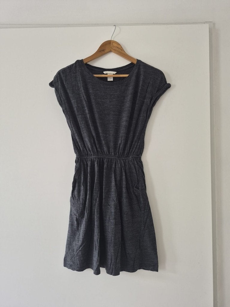 Jurk H&M maat XS dames - grijs, H&M, Ophalen of Verzenden, Zo goed als nieuw, Maat 34 (XS) of kleiner