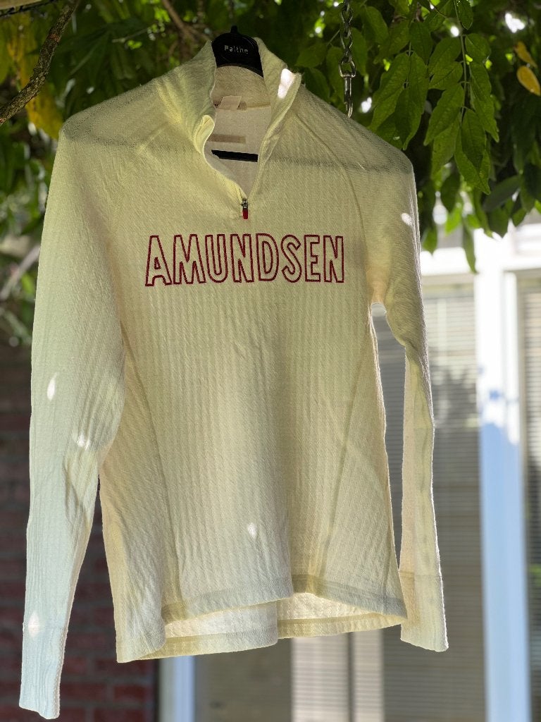 Prachtige 100% merino longsleeve van Amundsen, Kleding | Dames, Wintersportkleding, Ophalen of Verzenden, Maat 36 (S), Trui, Amundsen