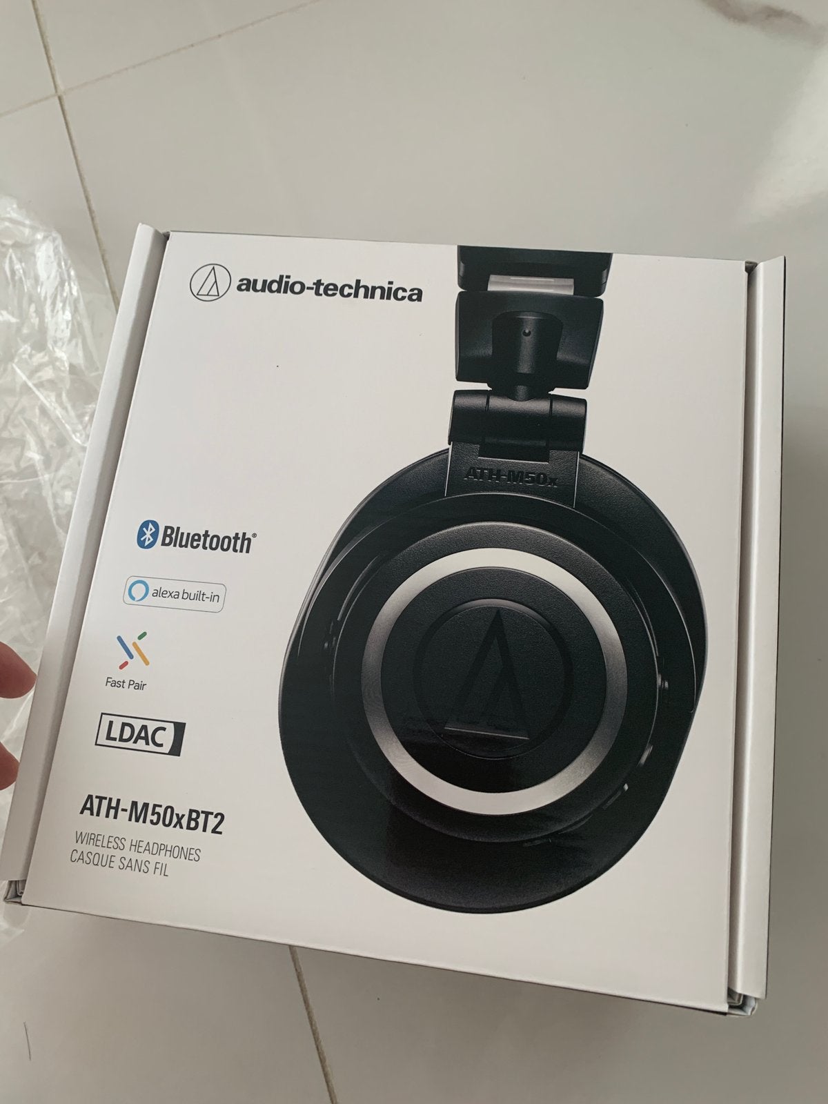 Audio-Technica ATH-M50xBT2 Koptelefoon - Nieuw met bon, Audio, Tv en Foto, Ophalen, Bluetooth, Nieuw, Over-ear