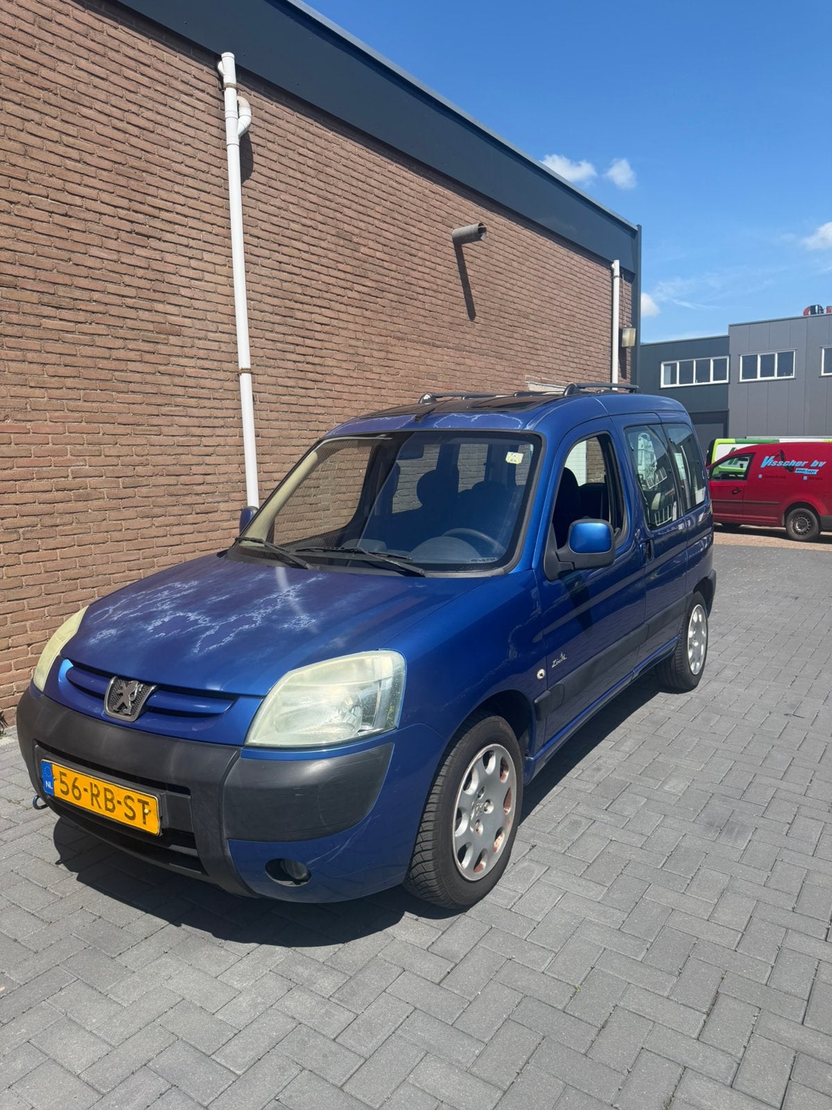 Peugeot Partner 1.6 16V Zenith 2005 Blauw, Auto's, Peugeot, Voorwielaandrijving, Stof, 4 cilinders, Bedrijf