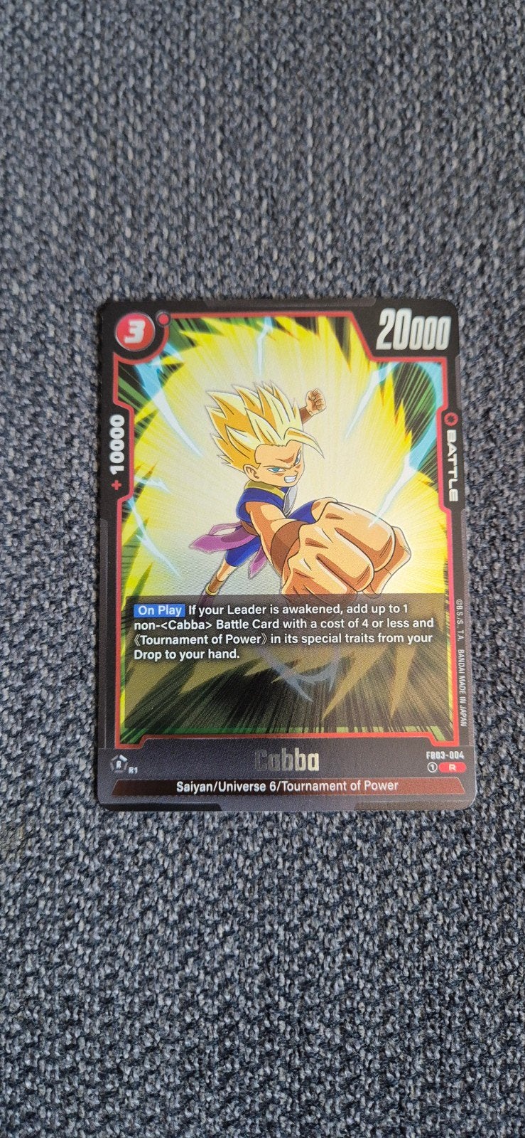 Cabba (FB03-004) [Fusion World], Verzenden, Nieuw, Losse kaart, Foil