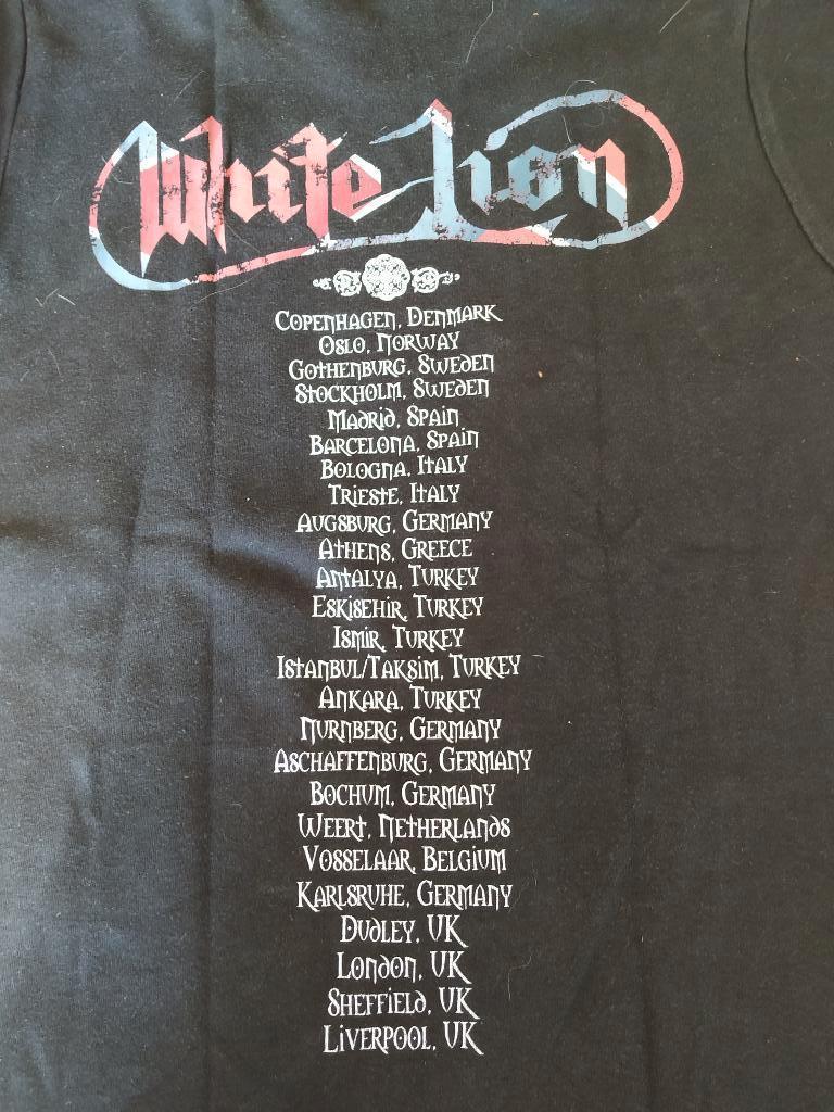 White Lion t-shirt girly, Kleding | Dames, Maat 38/40 (M), Zwart, Ophalen of Verzenden, Korte mouw