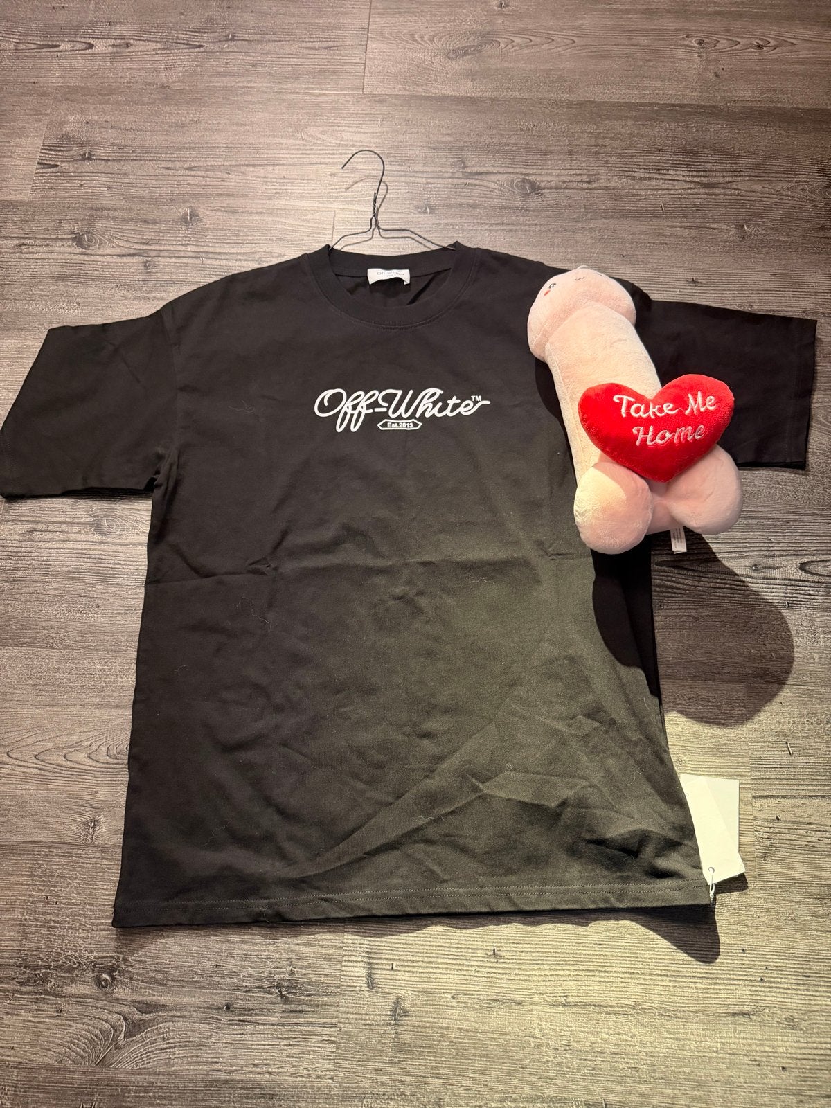 Off-White T-shirt voor dames - Maat M, Kleding | Dames, Maat 38/40 (M), Zwart, Ophalen of Verzenden, Zo goed als nieuw