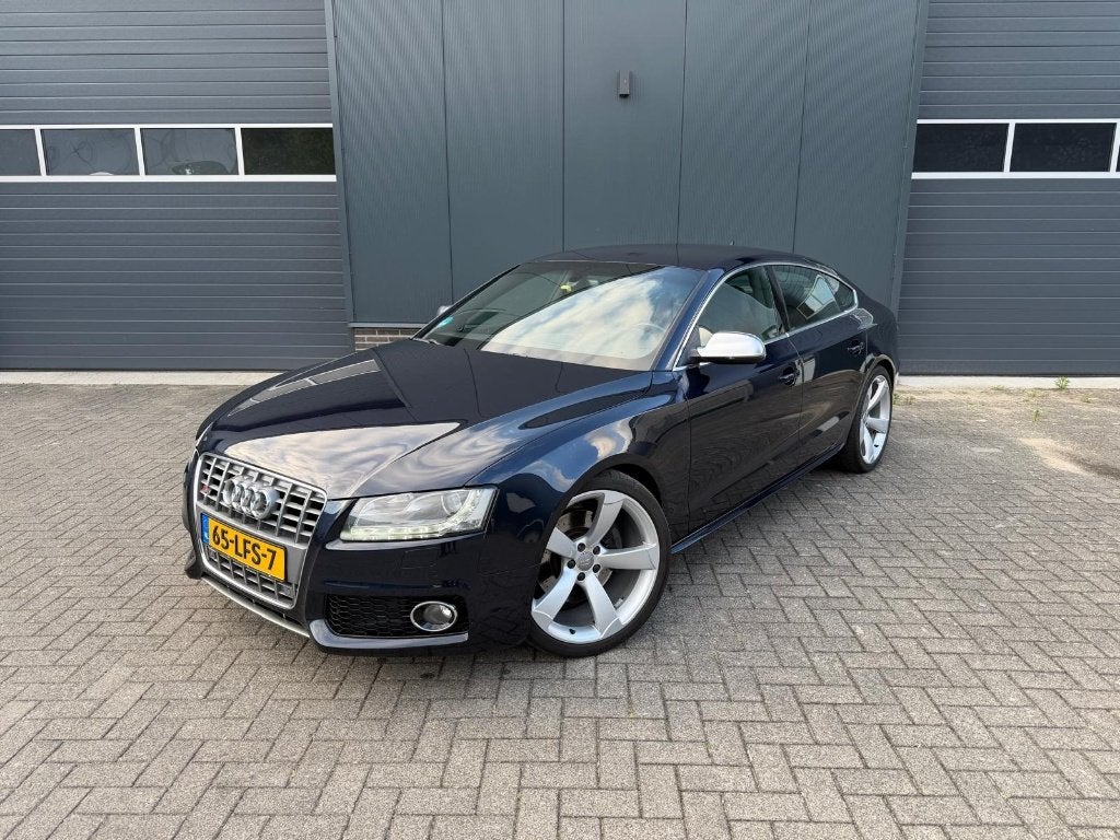 Audi S5 3.0 Tfsi Sportback Quattro S-tr 2010 Blauw, Auto's, Audi, Automaat, 1730 kg, Navigatiesysteem, Zwart
