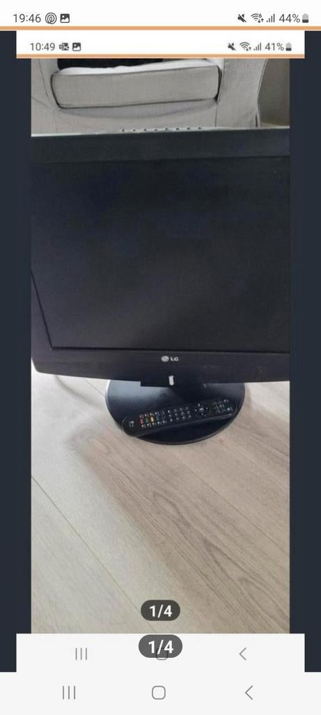 LG TV met afstandsbediening, Ophalen, Gebruikt, 50 Hz, Minder dan 40 cm