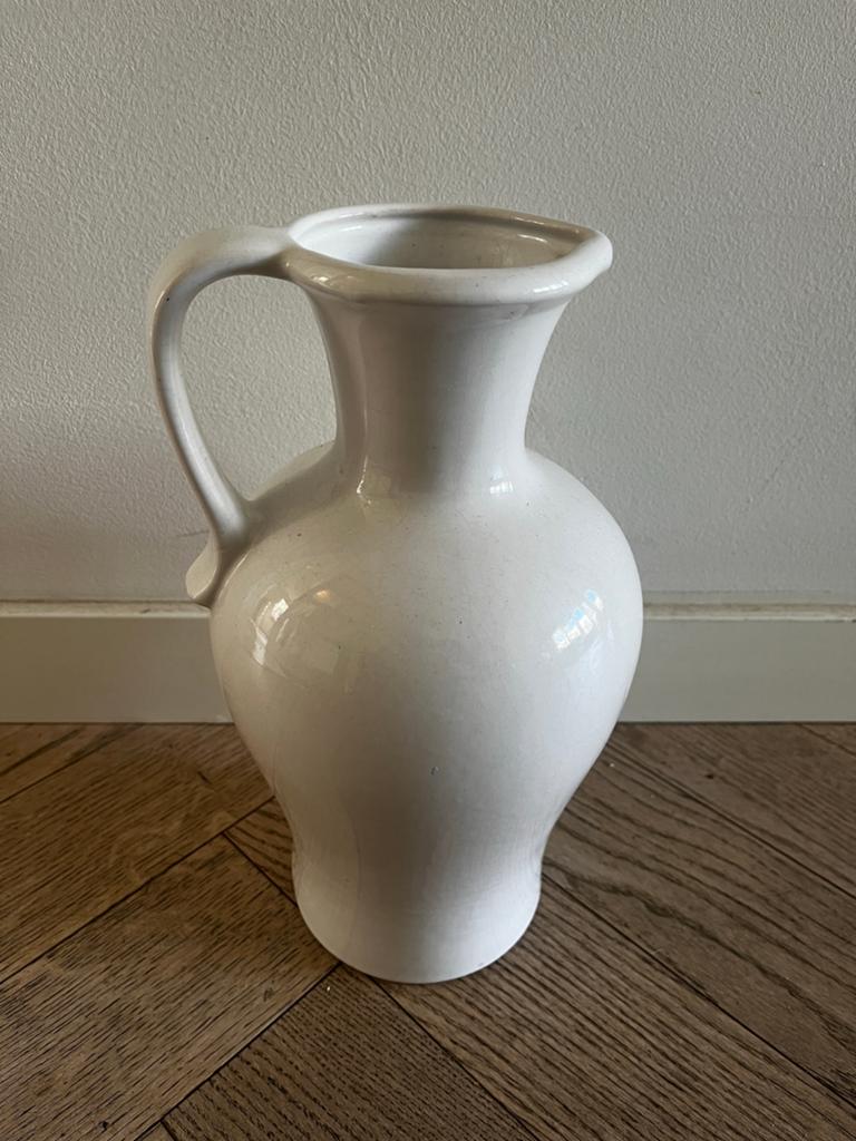 Witte West Germany Vaas 400-28 - Vintage Elegant, Ophalen of Verzenden