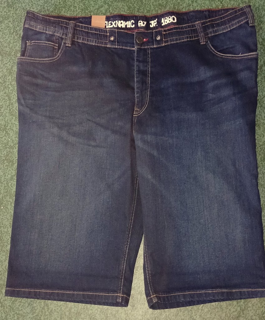 JP Jeans / korte spijkerbroek maat XXl -64, Ophalen of Verzenden, Zo goed als nieuw, Blauw