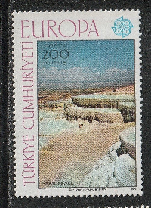Verenigd Europa 1977 - Turkije - Drupsteen - Tufsteen, Ophalen, Postfris, Overige thema's
