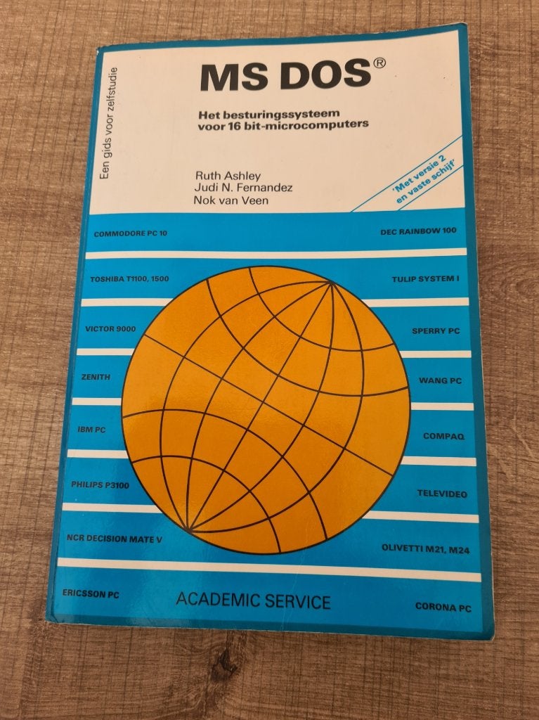 handboek ms dos - uit grootmoeders tijd - mooie uitgave, Boeken, Informatica en Computer, Onbekend, Besturingssystemen, Ophalen of Verzenden