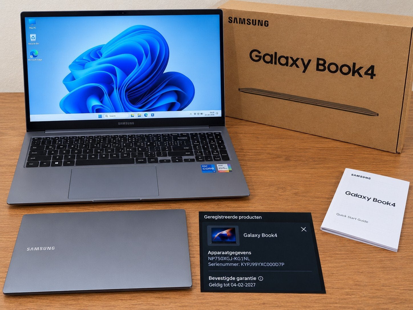Samsung Galaxy Book4 i7 /16GB /512GB SSD - Zo goed als nieuw, Computers en Software, 2 tot 3 Ghz, 15 inch, Ophalen of Verzenden