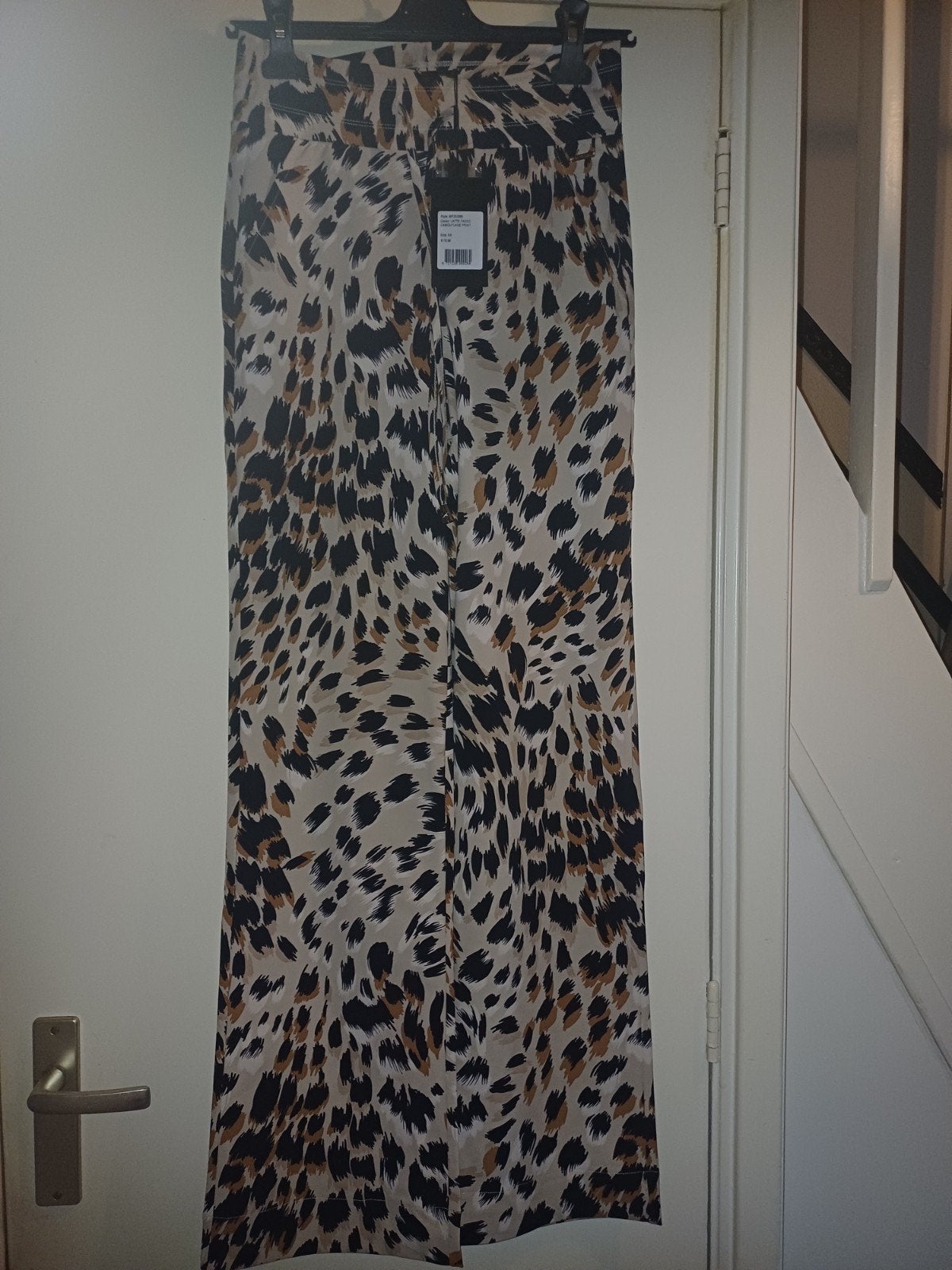 Travelbroek straight leg Latte faded camouflage print, Mp, Mp, Meerkleurig, Nieuw
