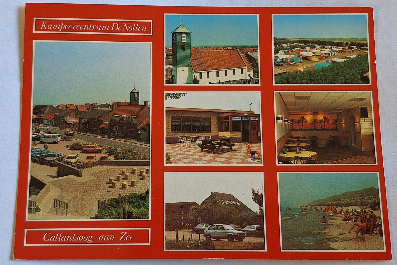 Ansichtkaart Kampeercentrum De Nollen Callantsoog aan Zee, Ophalen of Verzenden, 1960 tot 1980, Gelopen, Noord-Holland