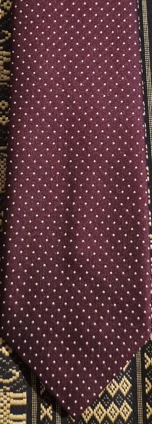 Polka dots design stropdas rood zijde The English Hatter, Ophalen of Verzenden, Nieuw, Rood