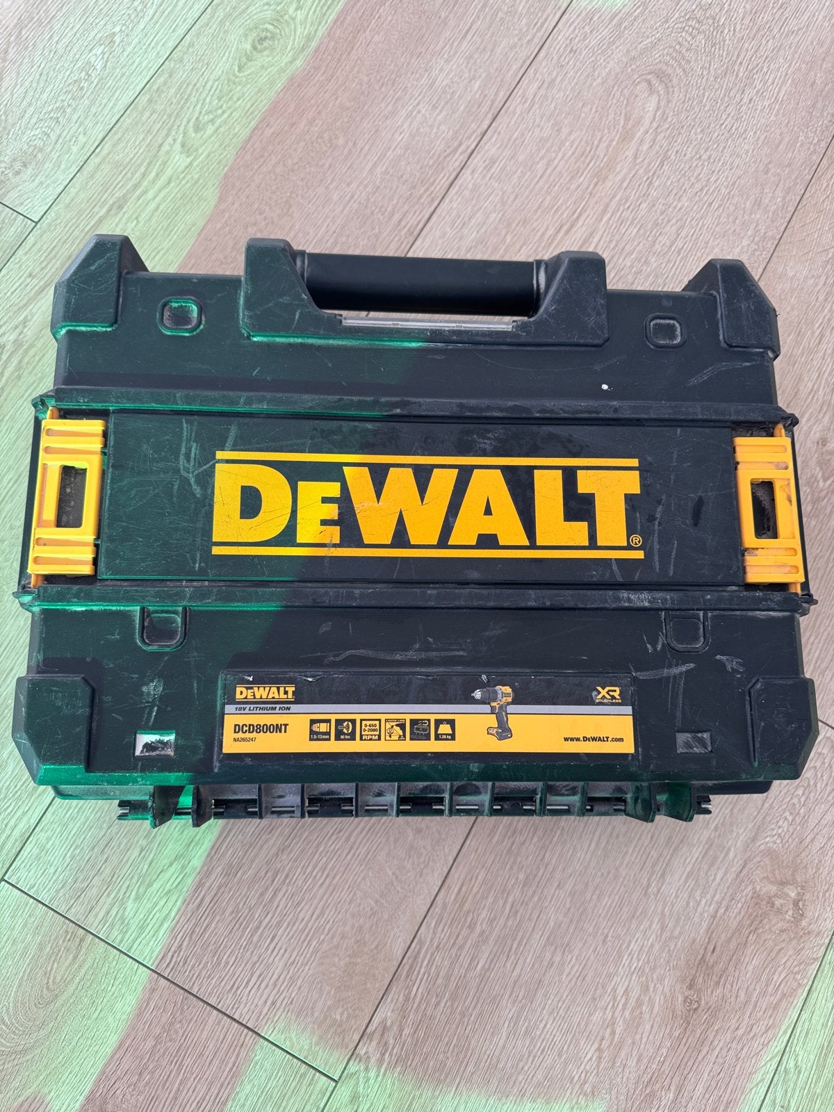 DeWalt DCD800NT Boor- en Schroefmachine Koffer, Ophalen of Verzenden, Gebruikt, Overige typen