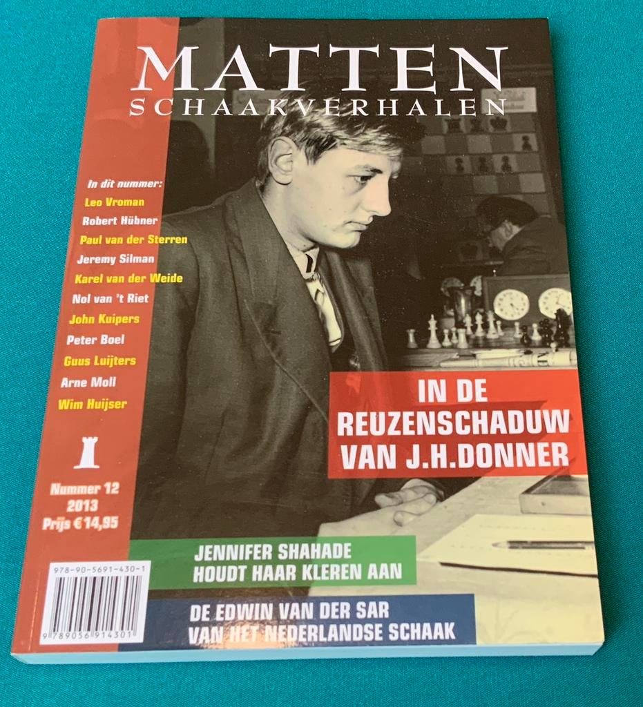 Schaken schaakboek MATTEN, Schaakverhalen 12 o.a. J.H Donner, Ophalen of Verzenden, Nieuw