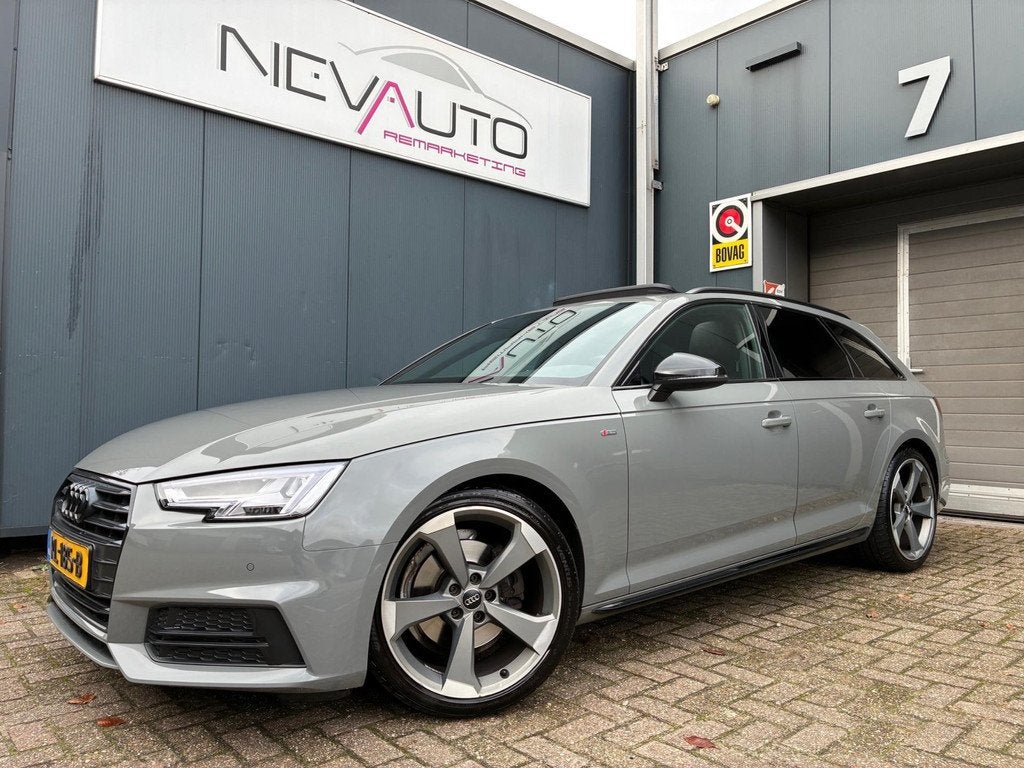 Audi A4 Avant 2.0 TFSI MHEV Sport S line black edition Schui, Auto's, Audi, Gebruikt, 1984 cc, Hybride Elektrisch/Benzine, Automatische klimaatregeling