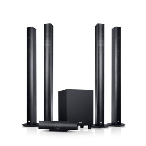 Teufel surround sound 5.1, 70 watt of meer, Zo goed als nieuw, 5.1-systeem, Overige spelers
