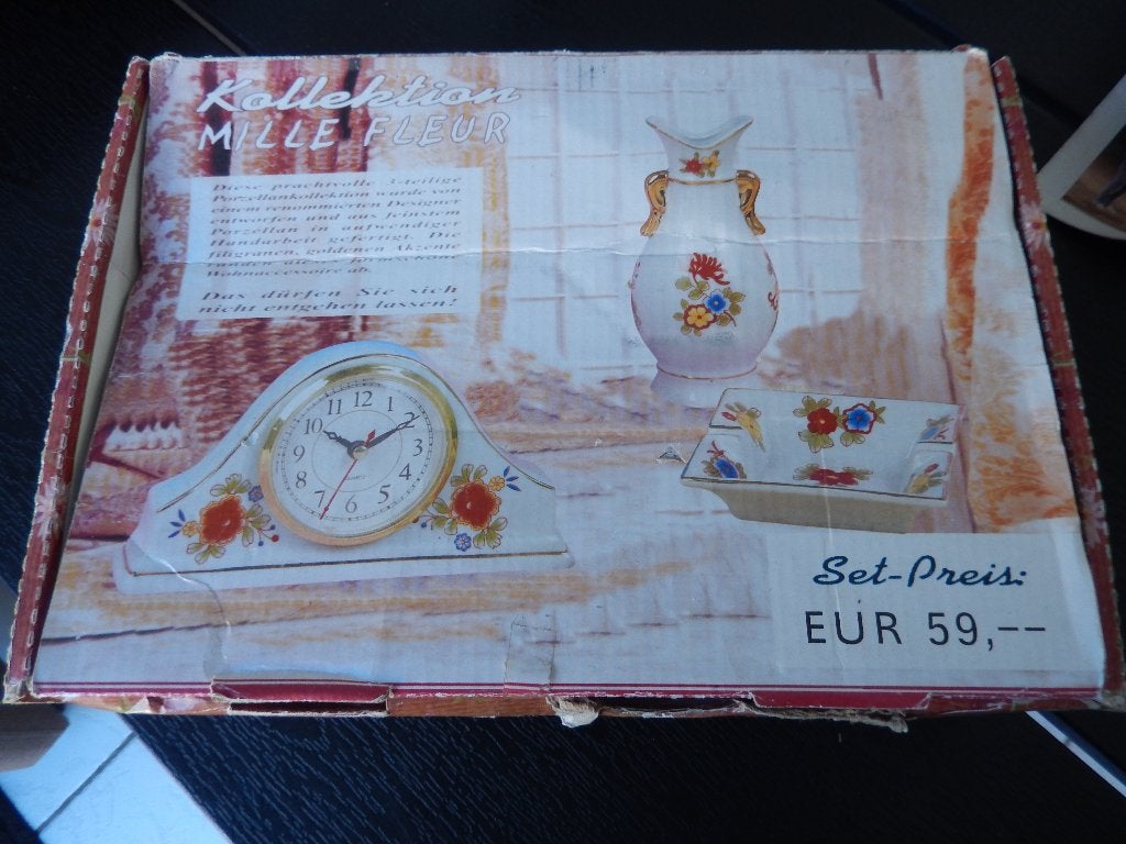 Millefleur set(doos beschadigd), Ophalen of Verzenden