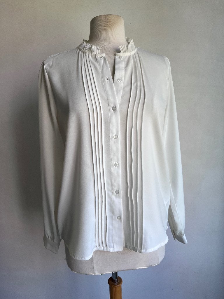 ichi blouse maat 38 wit, Maat 38/40 (M), Verzenden, Wit, Zo goed als nieuw