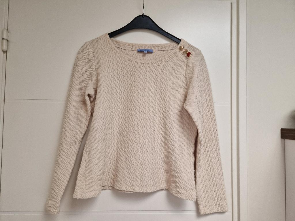 les copines beige trui , maat M, Kleding | Dames, Maat 38/40 (M), Beige, Ophalen of Verzenden, Zo goed als nieuw