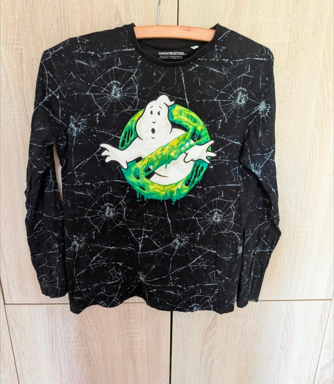Ghostbusters longsleeve – zwart met print, maat 158/164  - 1, Ophalen of Verzenden, Nieuw, Jongen, Shirt of Longsleeve